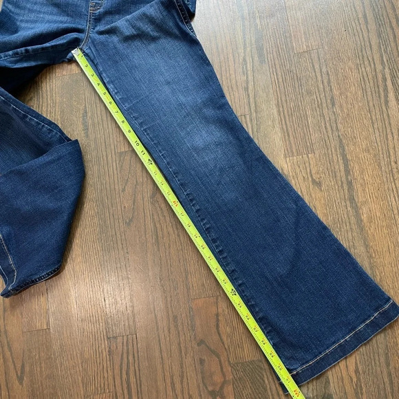 Spanx Wide Leg Jeans in Midnight Shade size Large - Picture 11 of 15